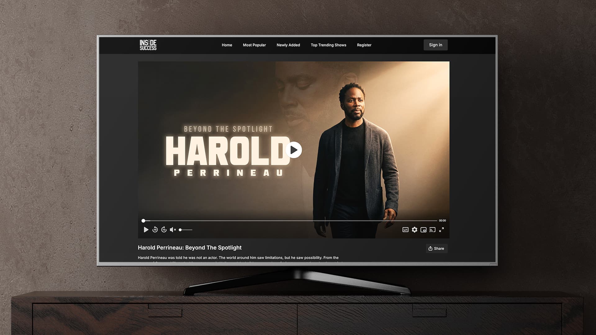 Inside Success TV: Ft Harold Perrineau: Out of the Spotlight