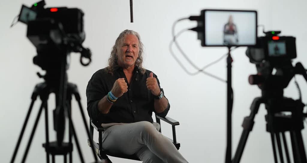 Entrepreneur telling their success story on Inside Success TV