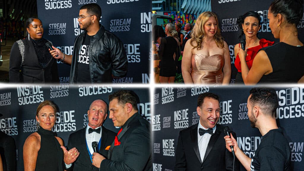 Inside Success TV cast member at red carpet event