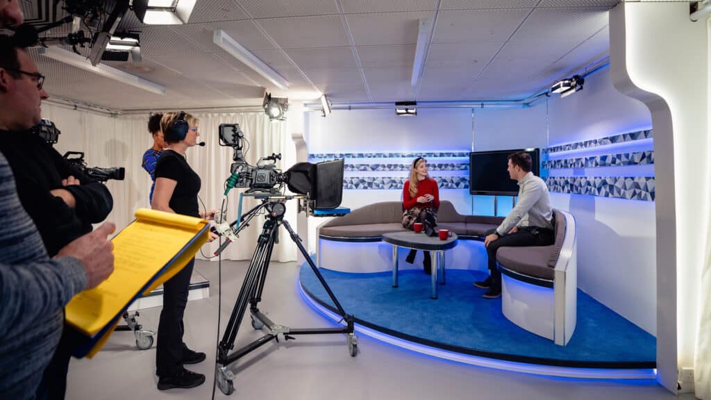 Business leader during a professional interview