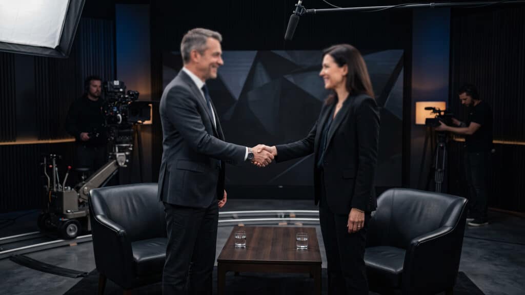 Business partnership after media exposure